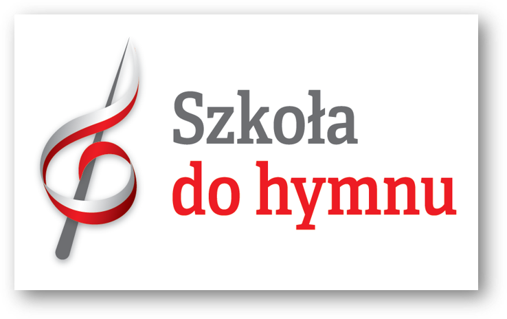 Logotyp akcji "Szkoła do hymnu"