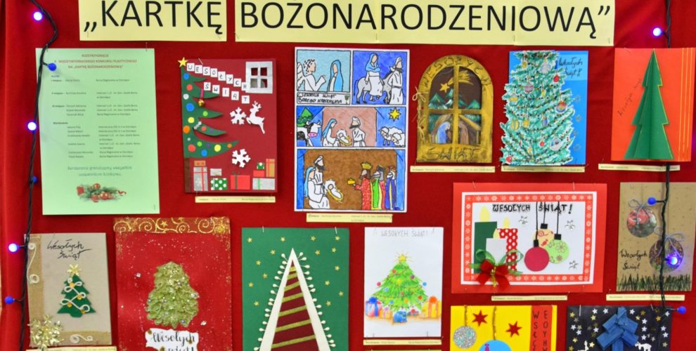 Wystawa kart Bożonarodzeniowych zgłoszonych do konkursu