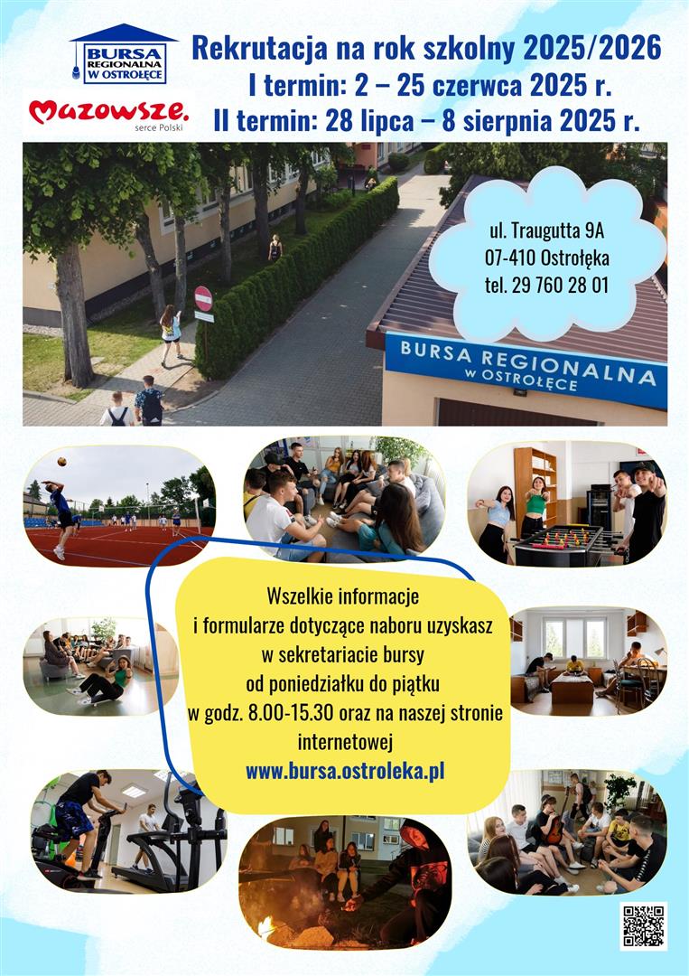 Plakat_Rekrutacja_2025_d Plakat rekrutacyjny bursy na rok szkolny 2025/2026