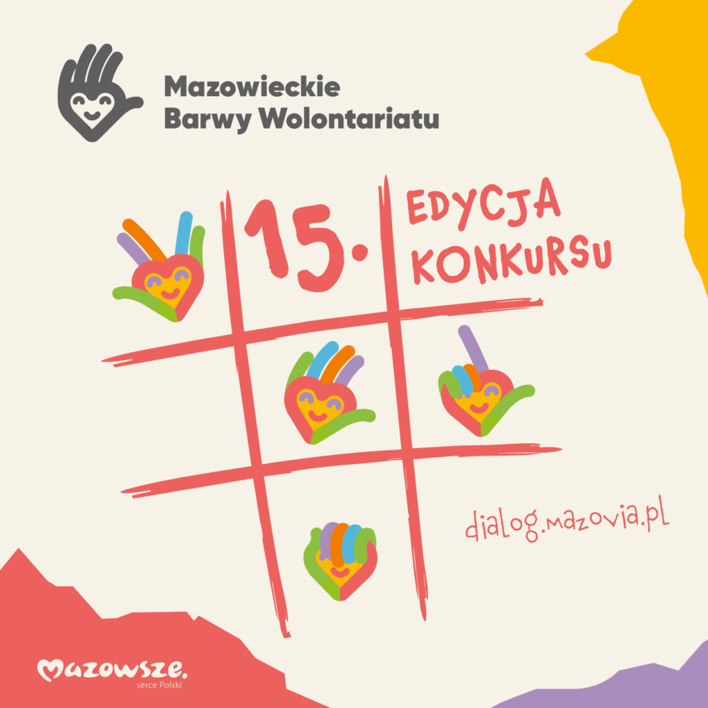 XV EDYCJA KONKURSU „MAZOWIECKIE BARWY WOLONTARIATU”