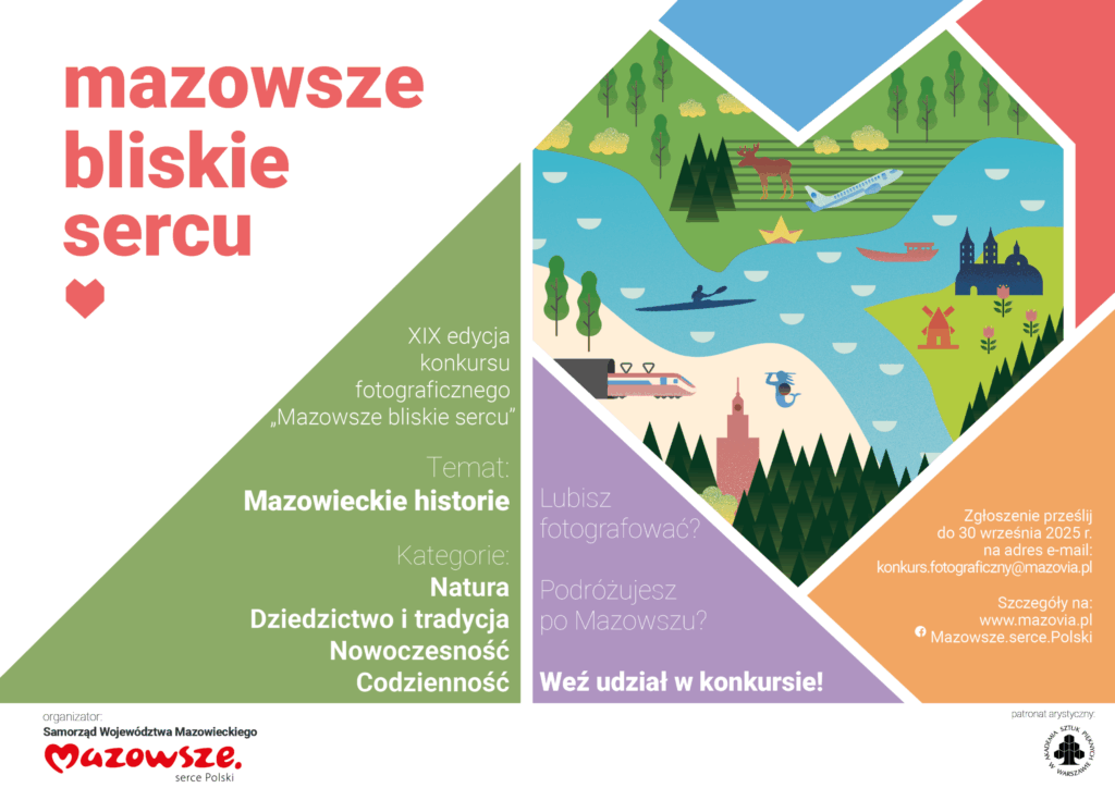 Mazowsze bliskie sercu — plakat konkursu