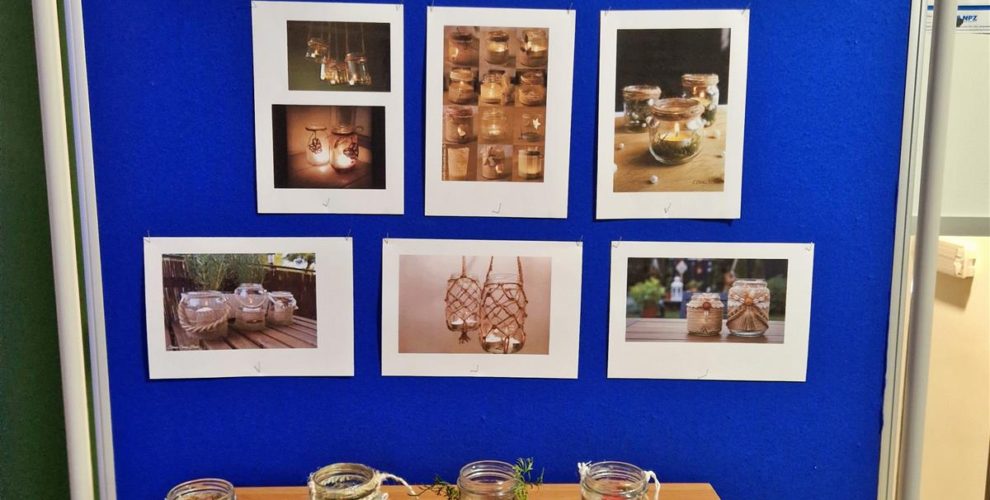 Wystawa lampionów przykładowych oraz wykonanych przez młodzież