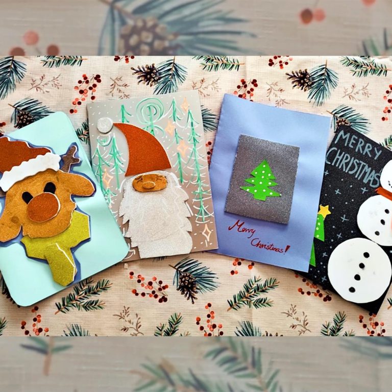 Kolorowe kartki Bożonarodzeniowe